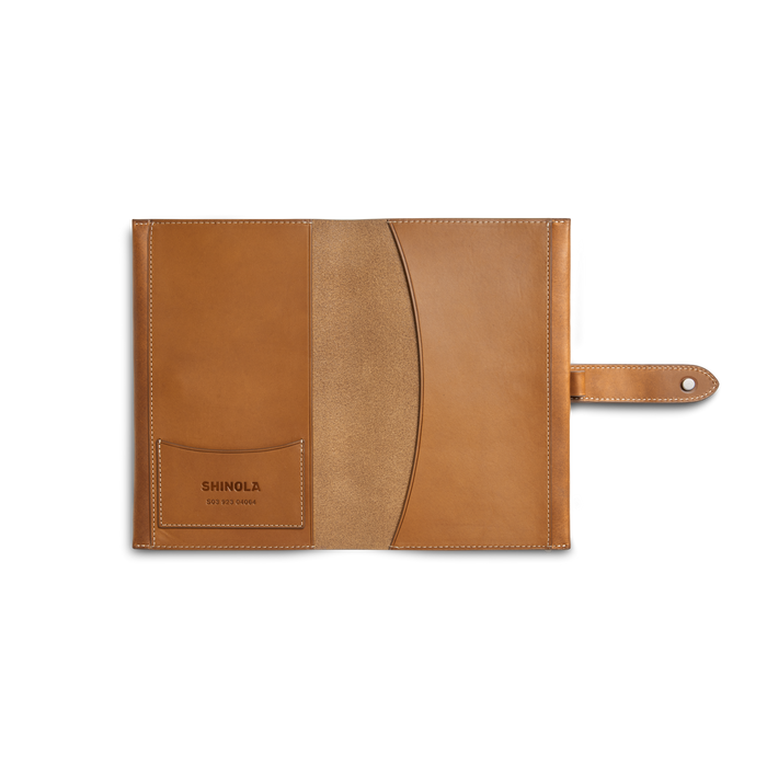 Medium Snap Journal Cover - Tan Vachetta