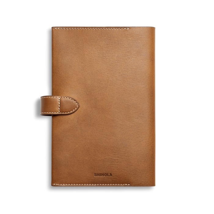 Medium Snap Journal Cover - Tan Vachetta