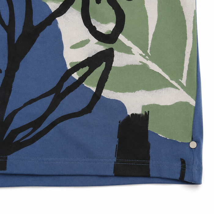 Men Artistic Botanical Print T-Shirt
