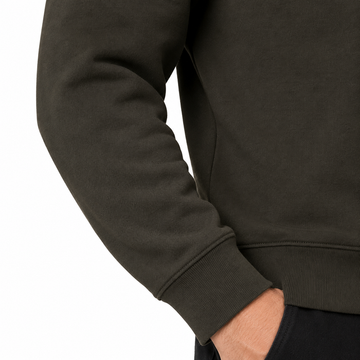 Men Basic Crew Neck Sweatshirt