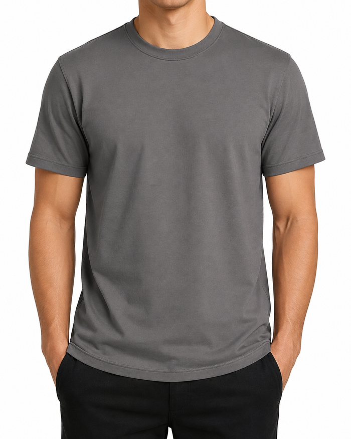 Men Basic Crew Neck T Shirt