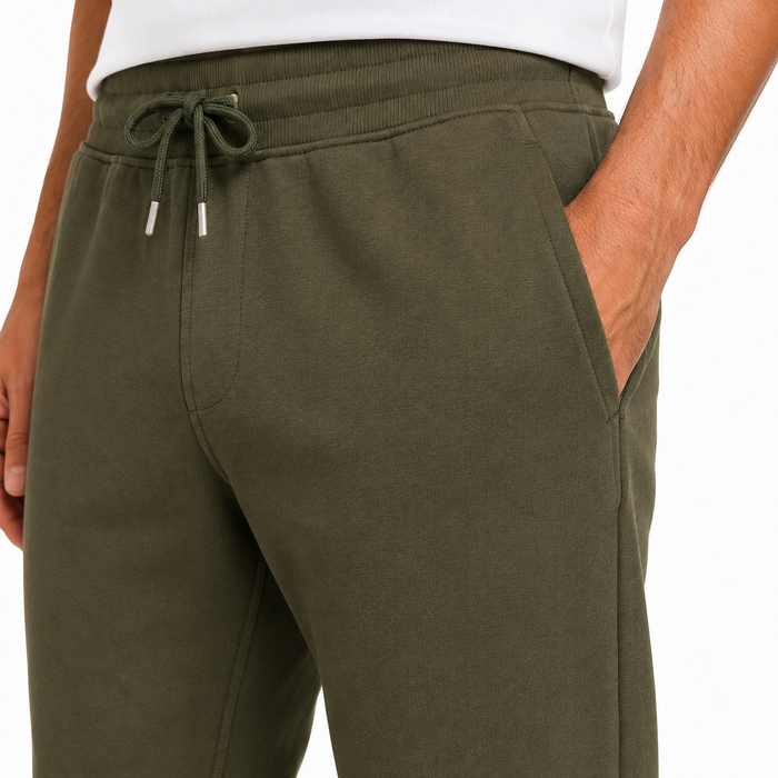 Men Basic Drawstring Jogger Pants