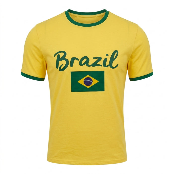 Men Brazil Graphic T Shirt