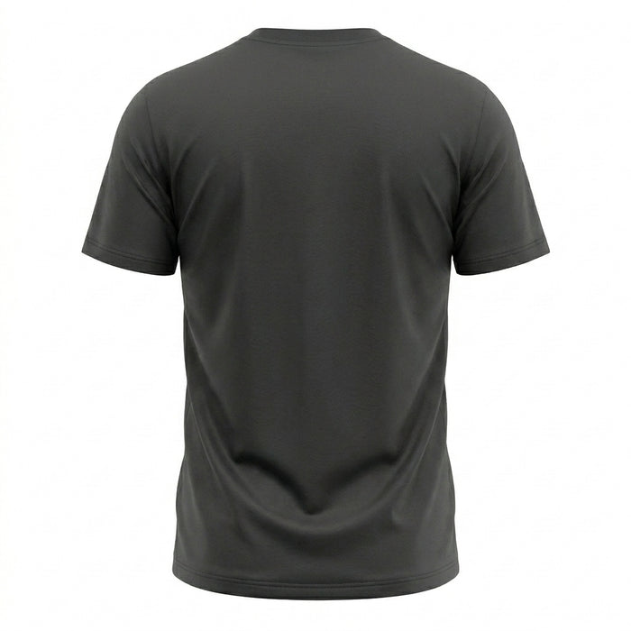 Men Charcoal One Man Team Graphic Short Sleeve T Shirt