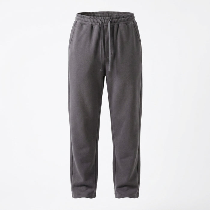 Kids Charcoal Wide Leg Drawstring Pants