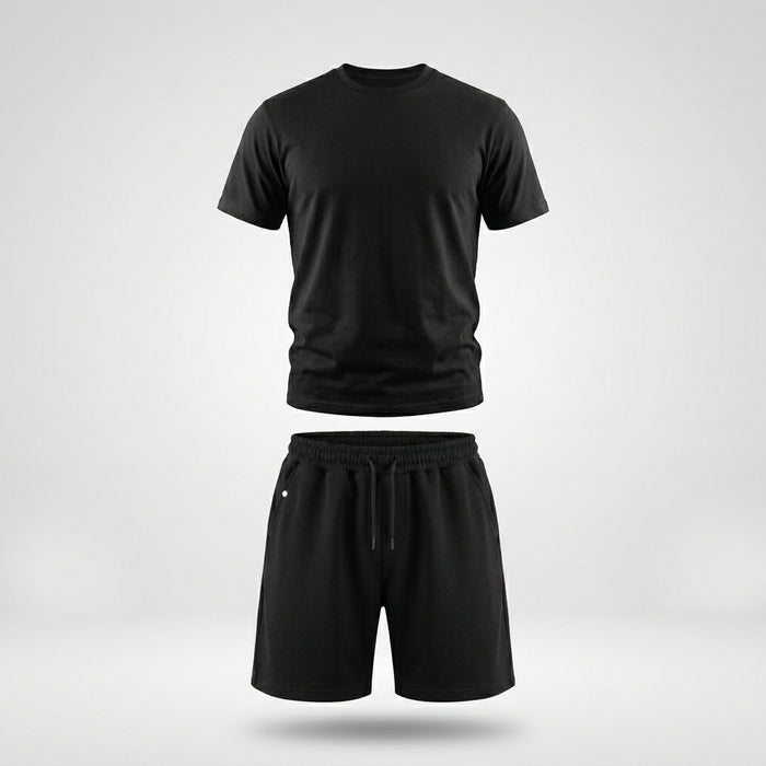 Boys Color Block Pocket T Shirt And Jogger Pants Set