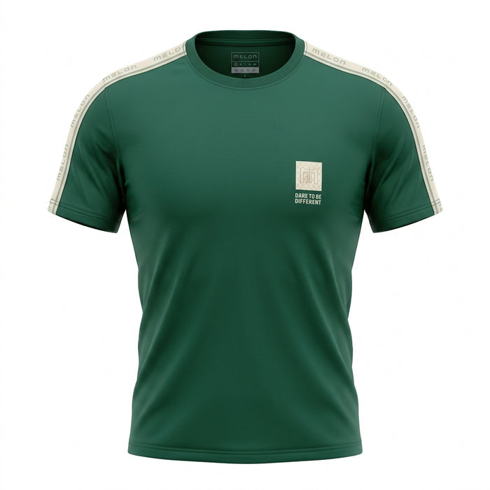Boys Crew Neck Graphic T Shirt With Shoulder Tape