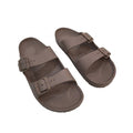 Men Double Buckle EVA Slides