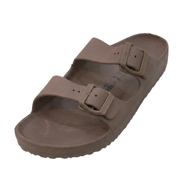 Men Double Buckle EVA Slides