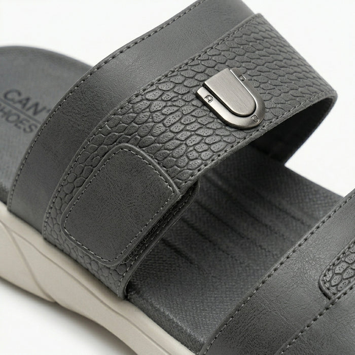 Men Double Strap Comfort Slide Slipper