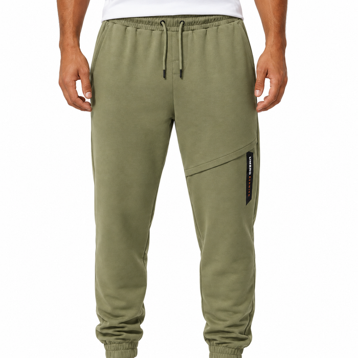 Men Drawstring Logo Jogger Pants