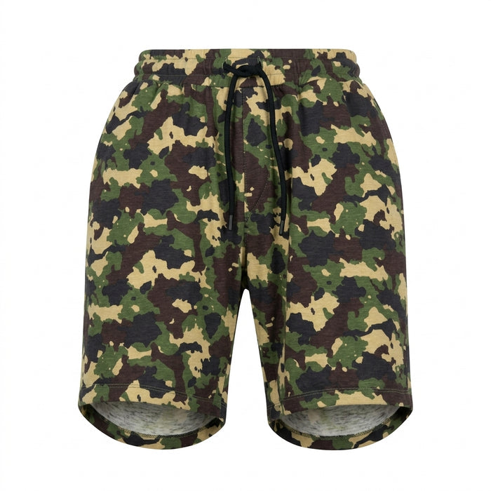 Men Essential T Shirt And Shorts Set Charcoal