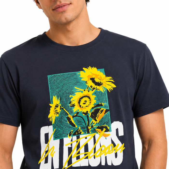 Men Floral Graphic Print T-Shirt