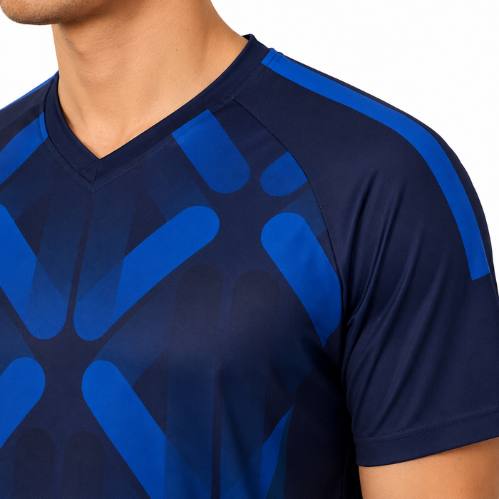Men Geometric Print Sports T-Shirt