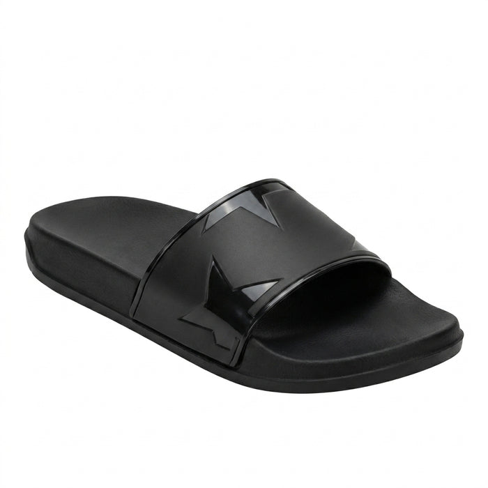 Kids Glossy Strap Slide Sandals