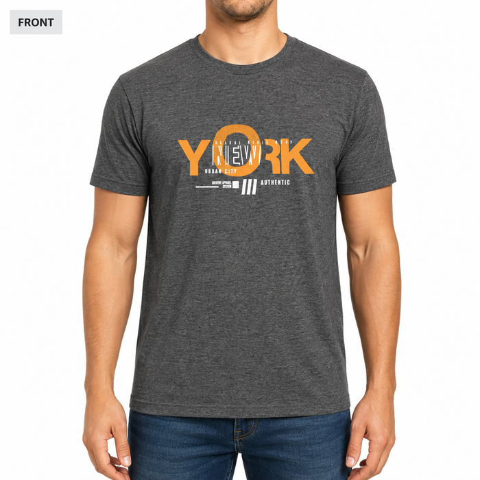 Men Graphic Crew Neck T Shirt