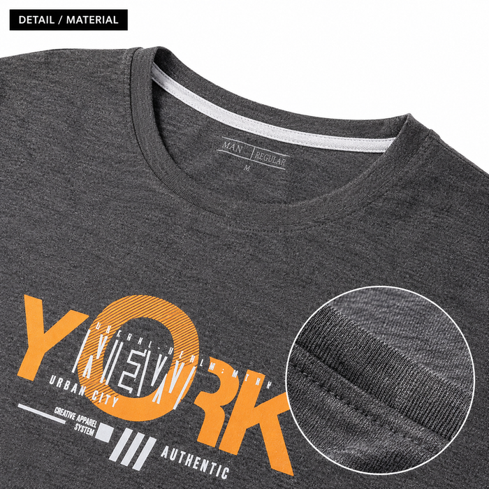 Men Graphic Crew Neck T Shirt