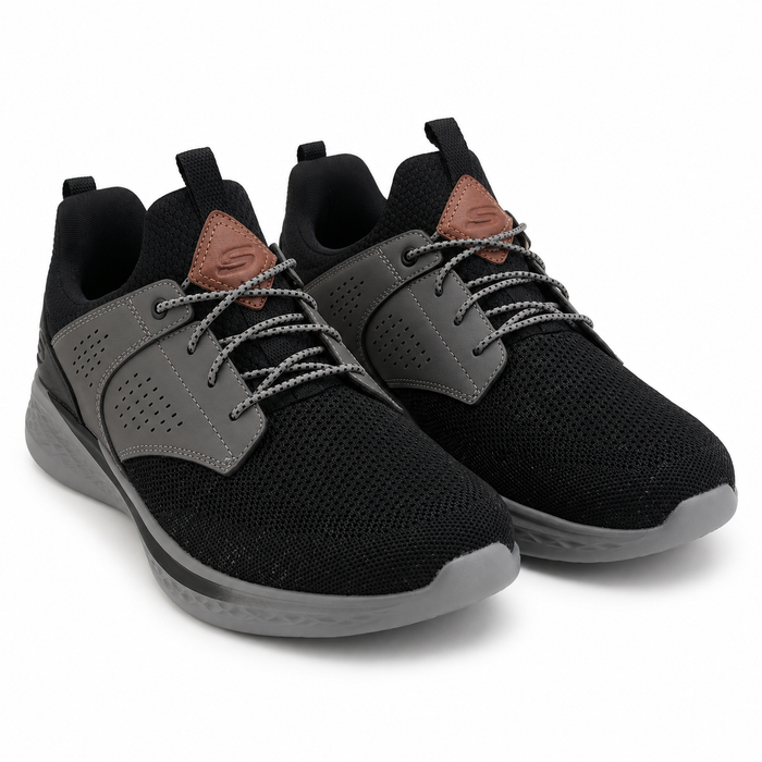 Men Lace Up Walking Sneakers