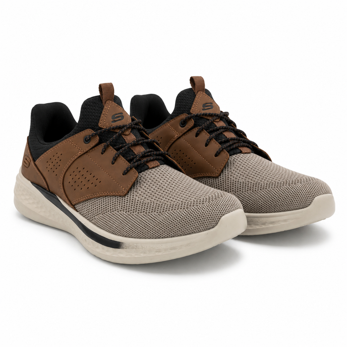 Men Lace Up Walking Sneakers