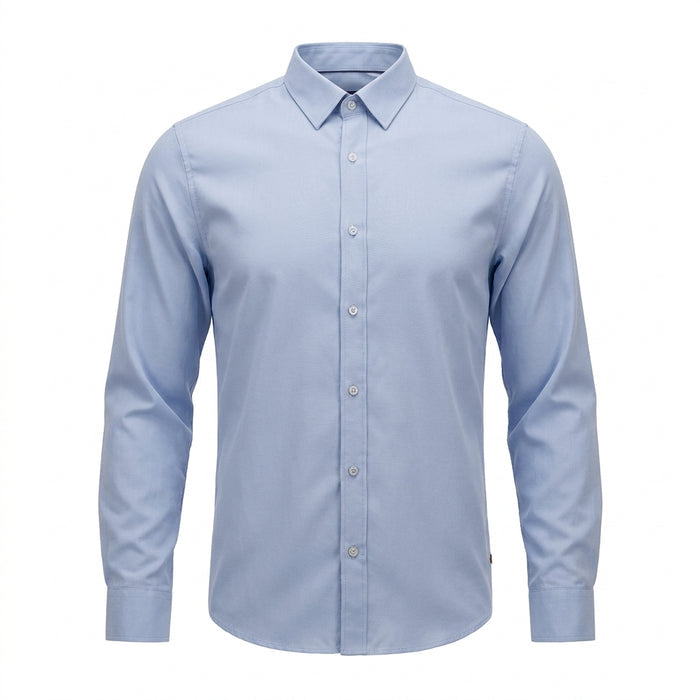 Men Long Sleeve Button Down Shirt