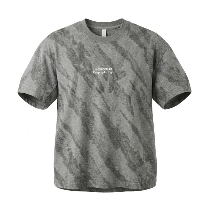 Kids Marble Print Graphic T Shirt
