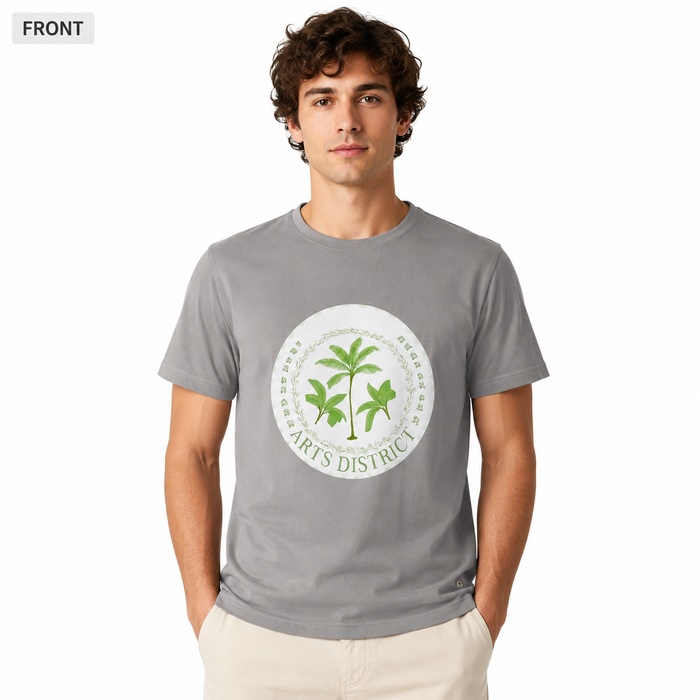 Men Palm Graphic Crew Neck T Shirt