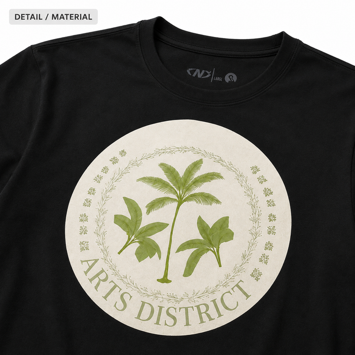 Men Palm Graphic Crew Neck T Shirt