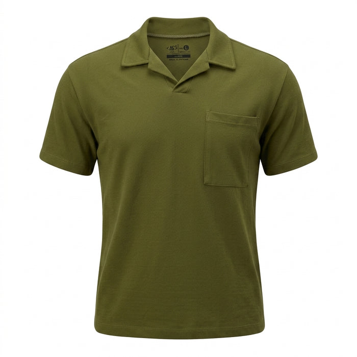 Men Polo T Shirt And Wide Leg Pants Set