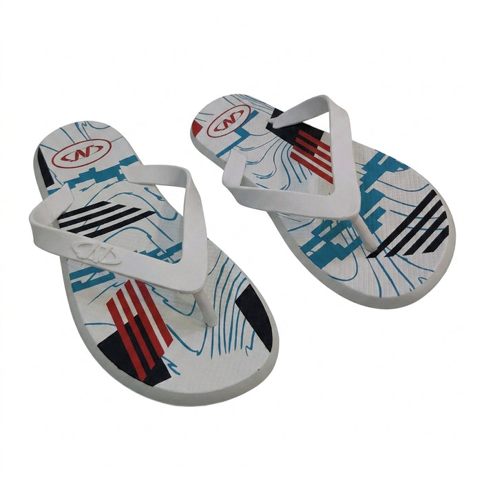 Men Printed Casual Flip Flops