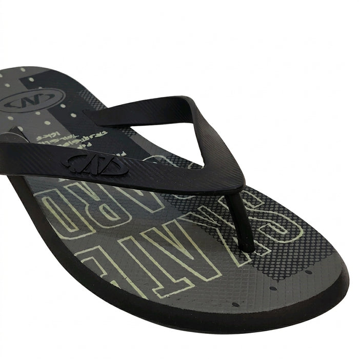 Men Printed Casual Flip Flops