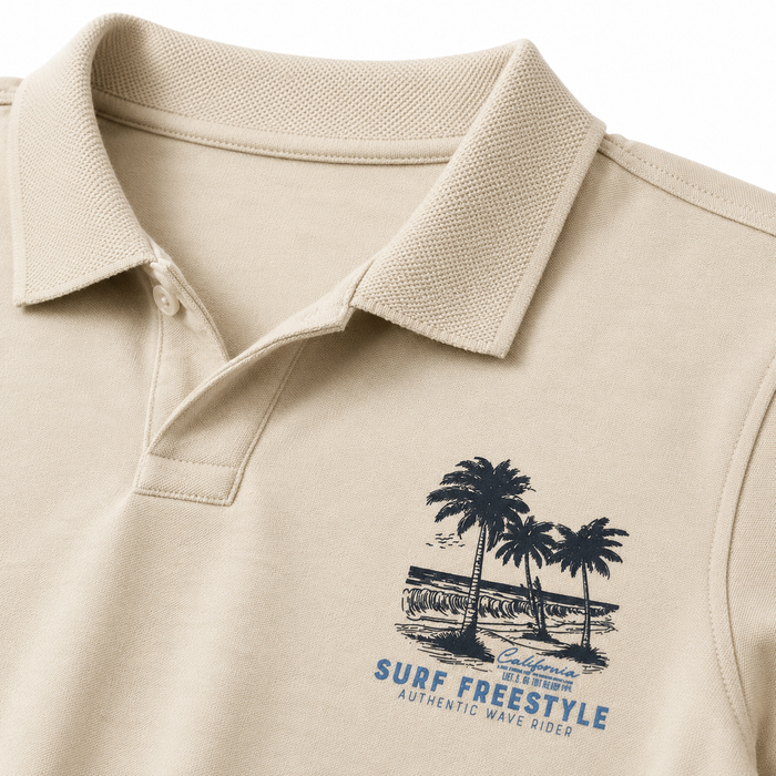 Men Printed Polo Shirt