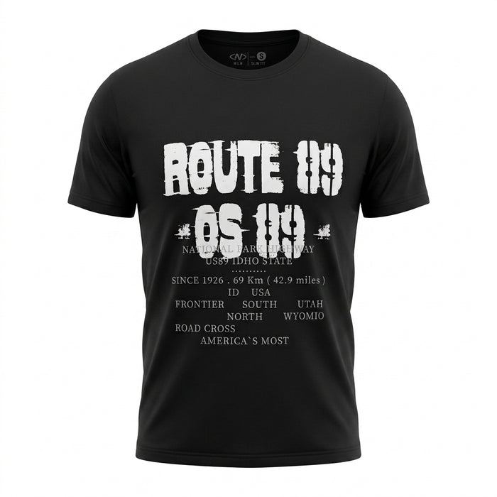 Men Route 89 Graphic T Shirt