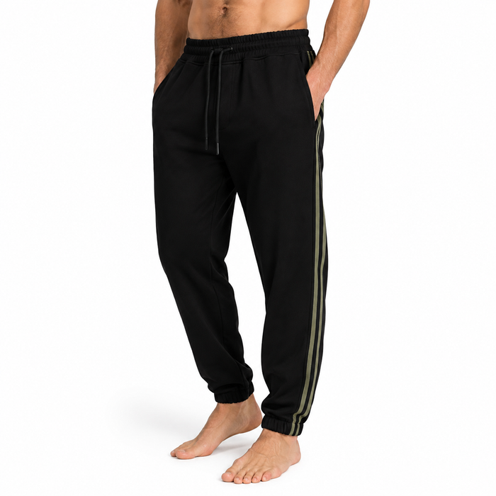 Women Side Stripe Drawstring Jogger Pants