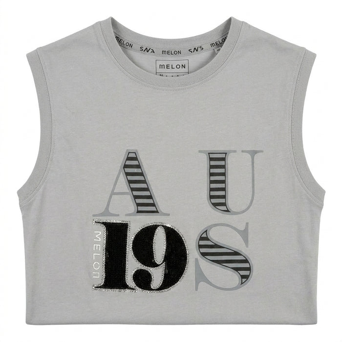 Kids Sleeveless Graphic Top