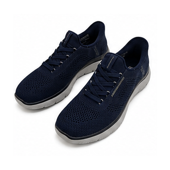 Navy Blue & Grey / 42