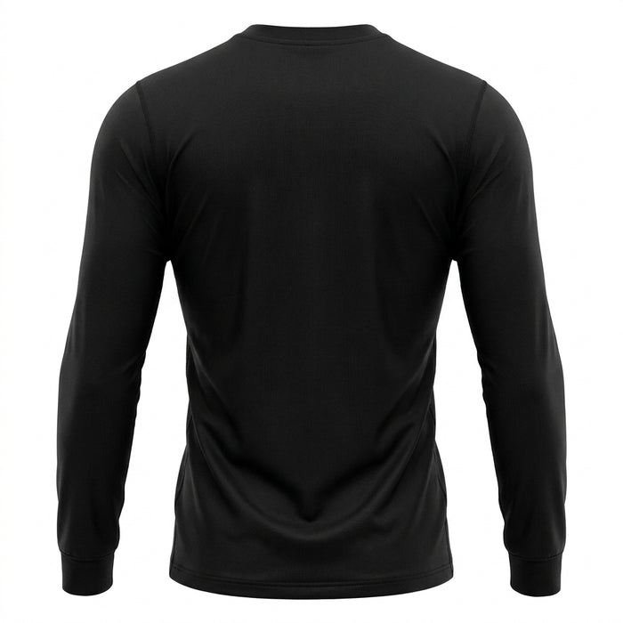 Men Solid Crew Neck Long Sleeve T Shirt