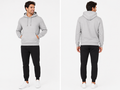 Men Solid Pullover Hoodie With Kangaroo Pocket