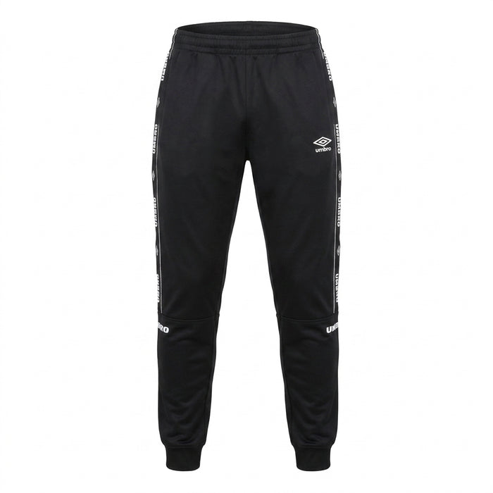 Men Tapered Training Track Pants With Logo Side Tape