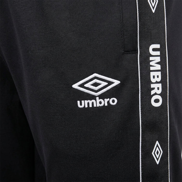 Men Tapered Training Track Pants With Logo Side Tape