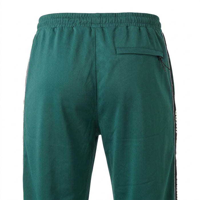 Men Tapered Training Track Pants With Logo Tape
