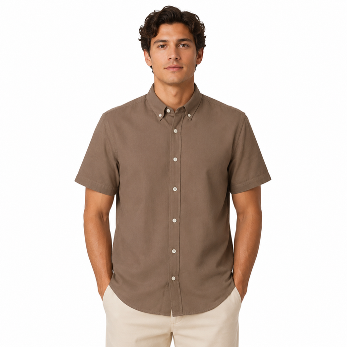 Men Textured Short Sleeve Shirt
