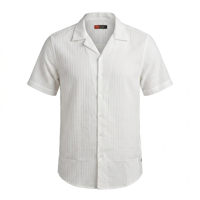 Men Textured Short Sleeve Shirt