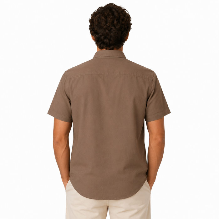 Men Textured Short Sleeve Shirt