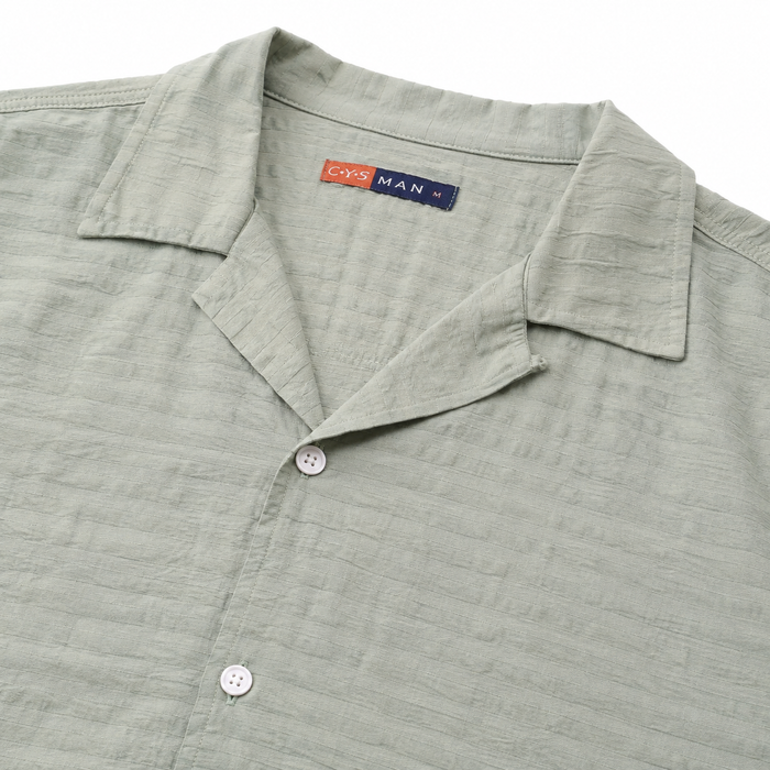 Men Textured Short Sleeve Shirt