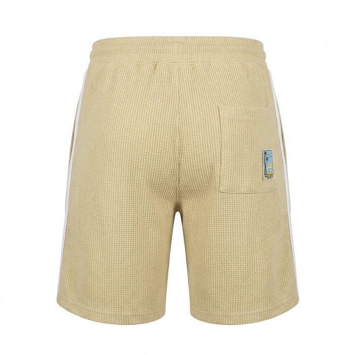 Men Textured Sweat Shorts