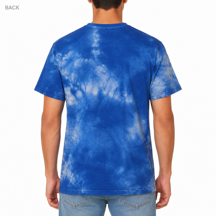 Men Tie Dye Letter Graphic T Shirt