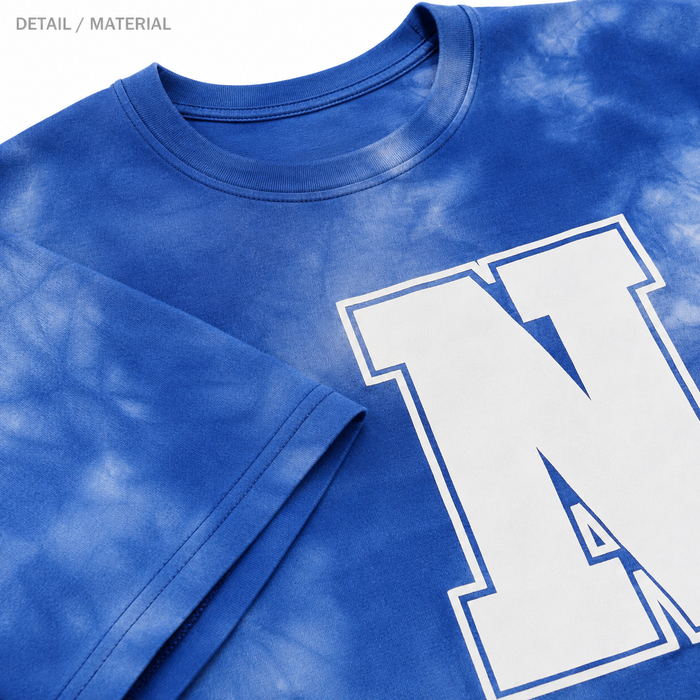 Men Tie Dye Letter Graphic T Shirt