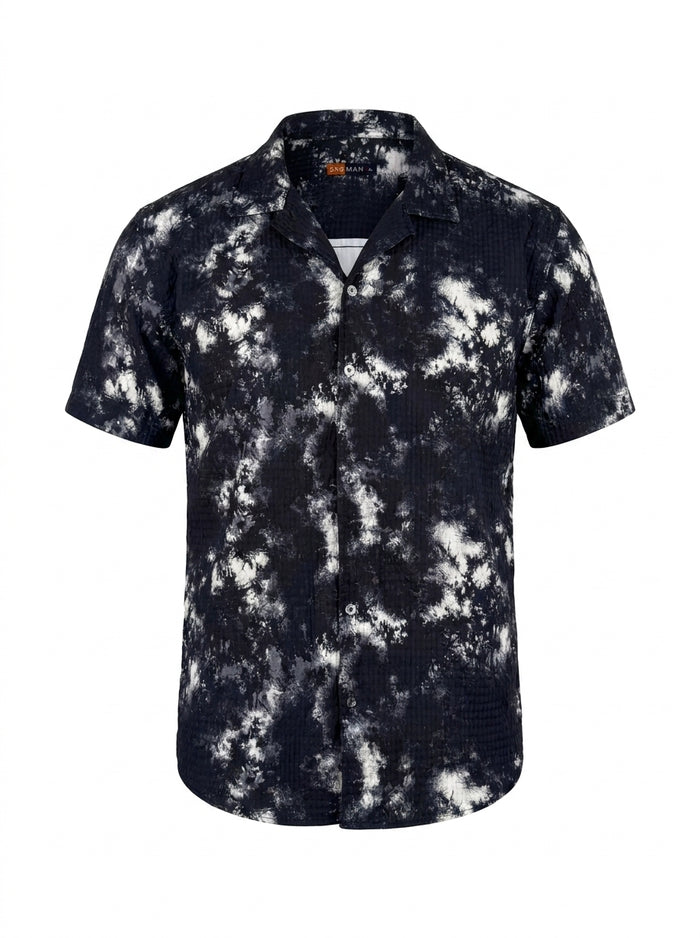 Men Tie Dye Shirt And Pants Set