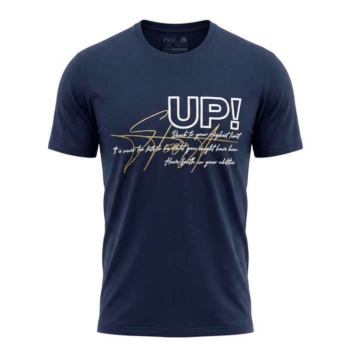 Men Up Graphic Printed T Shirt