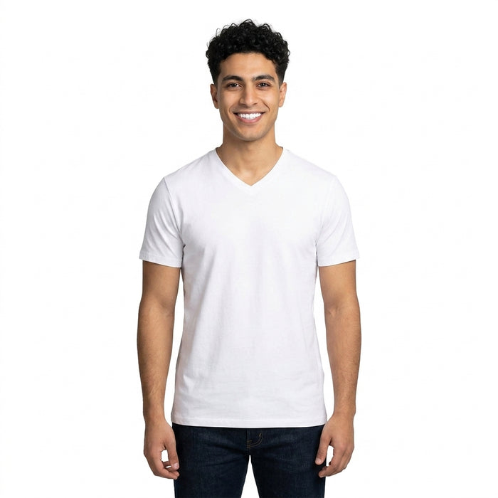 Men V Neck Short Sleeve T Shirt